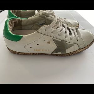 Sold out Golden Goose gold glitter sneakers sz 38